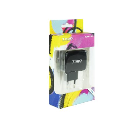TooQ TQWC-1S02 Cargador de pared 2 USB Negro - Imagen 4 de 5 TooQ TQWC-1S02 Cargador de pared 2 USB Negro - Imagen 4 de 5