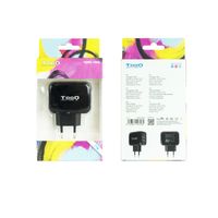 Miniatura 5 de TooQ TQWC-1S02 Cargador de pared 2 USB Negro