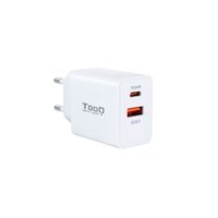 Miniatura 2 de CARGADOR PARED TOOQ TQWC-2SC04WT 20W USB-C/ USB-A BLANCO