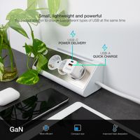 Miniatura 5 de CARGADOR USB PARED TOOQ TQWC-GANQCPD30WT GAN USB-C/PD + USB-A/QC 30W BLANCO