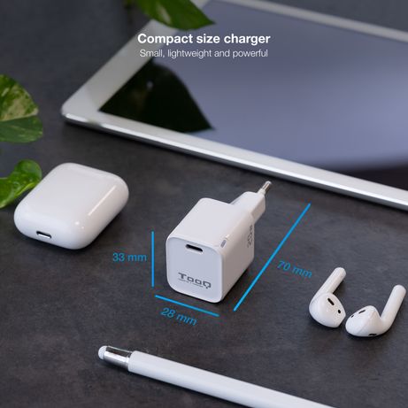 CARGADOR USB PARED TOOQ TQWC-PD20WT USB-C/PD 20W BLANCO - Imagen 4 de 7 CARGADOR USB PARED TOOQ TQWC-PD20WT USB-C/PD 20W BLANCO - Imagen 4 de 7