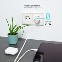 Miniatura 5 de CARGADOR USB PARED TOOQ TQWC-PD20WT USB-C/PD 20W BLANCO