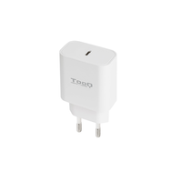Miniatura 1 de CARGADOR USB PARED TOOQ TQWC-PDUSBC20WUSB-C PD3.0 20W BLANCO