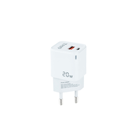 Miniatura 1 de CARGADOR USB PARED TOOQ TQWC-QCPD20WT USB-C/PD + USB-A/QC 20W BLANCO