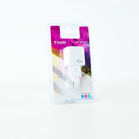 CARGADOR USB PARED TOOQ TQWC-QCPD20WT USB-C/PD + USB-A/QC 20W BLANCO - Imagen 7 de 7 CARGADOR USB PARED TOOQ TQWC-QCPD20WT USB-C/PD + USB-A/QC 20W BLANCO - Imagen 7 de 7