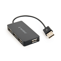 Miniatura 1 de HUB USB GEMBIRD 2.0 4 PUERTOS NEGRO