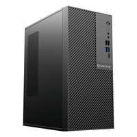 Miniatura 1 de UNYKA  Caja Ordenador NUMEN UK5015 Micro ATX 15 Litros con 5 Puertos USB  Negro