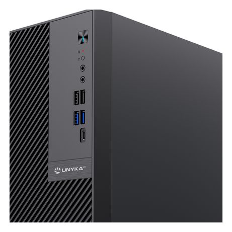 UNYKA Caja Ordenador NUMEN UK5015 Micro ATX 15 Litros con 5 Puertos USB Negro - Imagen 4 de 8 UNYKA Caja Ordenador NUMEN UK5015 Micro ATX 15 Litros con 5 Puertos USB Negro - Imagen 4 de 8