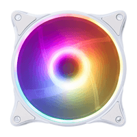 Miniatura 1 de Hiditec Ventilador Gaming ARGB-N-18 WHITE 120 MM