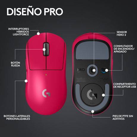 Logitech G PRO X SUPERLIGHT 2 LIGHTSPEED - Imagen 8 de 16 Logitech G PRO X SUPERLIGHT 2 LIGHTSPEED - Imagen 8 de 16