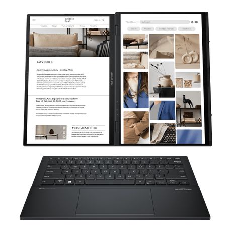PORTATIL ASUS ZENBOOK DUO OLED UX8406MA-PZ255WCORE ULTRA 9 185H, 32GB , 1TB SSD , 14" TACTIL, W11 - Imagen 5 de 13 PORTATIL ASUS ZENBOOK DUO OLED UX8406MA-PZ255WCORE ULTRA 9 185H, 32GB , 1TB SSD , 14" TACTIL, W11 - Imagen 5 de 13