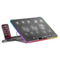 Miniatura 3 de SOPORTE/REFRIGERADOR PORTATIL 17´´ MARS GAMING MNBC13 13VENT NEGRO RGB