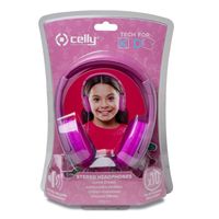 Miniatura 7 de CELLY AURICULAR DIADEMA NI OS CON CABLE ROSA