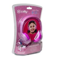 Miniatura 8 de CELLY AURICULAR DIADEMA NI OS CON CABLE ROSA
