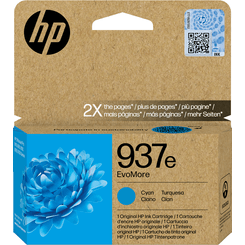 HP 937e Cartucho Cian OfficeJet Pro 9110b, 9120