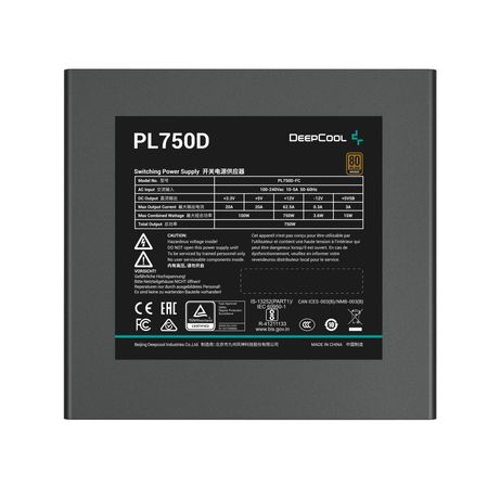 Fuente de Alimentación DeepCool PL750D 750W ATX 3.1 PCIe 5.0 - Imagen 4 de 10 Fuente de Alimentación DeepCool PL750D 750W ATX 3.1 PCIe 5.0 - Imagen 4 de 10