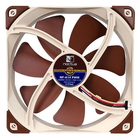 VENTILADOR NOCTUA NF-A14 PWM | 140MM | 4 PINES - Imagen 4 de 5 VENTILADOR NOCTUA NF-A14 PWM | 140MM | 4 PINES - Imagen 4 de 5