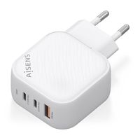 Miniatura 3 de AISENS Cargador GaN 65W  2xUSB C PD3 0 QC4 0  1xUSB A QC3 0  Blanco
