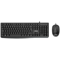 Miniatura 1 de Nilox Teclado y raton Usb NXKME0012 Negro