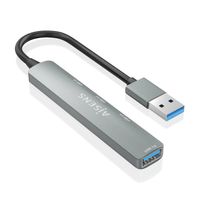 Miniatura 5 de HUB AISENS USB 3.0 ALUMINIO 1XUSB3.0 A/H 3XUSB2.0 A/H GRIS 10CM