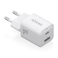 Miniatura 2 de CARGADOR AISENS GAN 30W 1XUSB-C PD3.0 QC4.0 1XUSB-A QC3.0 BLANCO