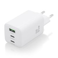 Miniatura 3 de CARGADOR AISENS GAN 65W 2XUSB-C PD3.0 QC4.0 1XUSB-A QC3.0 BLANCO