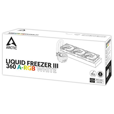 REFRIGERACION LIQUIDA CPU ARCTIC FREEZER III 360 A-RGB BLANCA - Imagen 17 de 17 REFRIGERACION LIQUIDA CPU ARCTIC FREEZER III 360 A-RGB BLANCA - Imagen 17 de 17