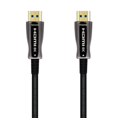 Aisens - Cable Hdmi V2.1 AOC Ultra Alta Velocidad / Hec 8K@60Hz 4K@120Hz 4:4:4 48Gbps, A/M-A/M, Negro, 30M