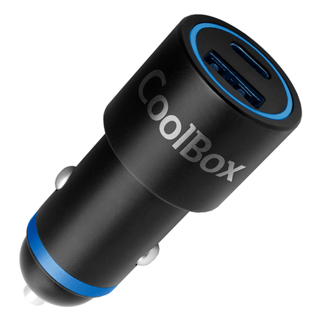 CARGADOR DE COCHE COOLBOX 48W USB-A/USB-C - Imagen 1 de 2 CARGADOR DE COCHE COOLBOX 48W USB-A/USB-C - Imagen 1 de 2