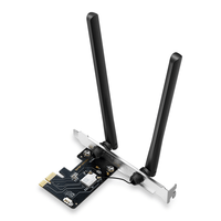 Miniatura 1 de PCI EXPRESS WIFI 6 TRIPLE BANDA Y BLUETOOTH 5.3 MERCUSYS MA86XE AXE5400 6GHz-5GHz-2.4GHz HASTA 5400Mbps 2 ANTENAS