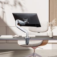 Miniatura 5 de SOPORTE MESA MONITOR EWENT EW1527 HASTA 45"  MAX.15KG 1 BRAZO PLATA