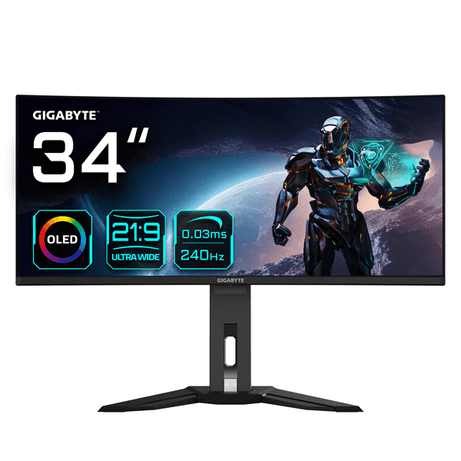 MONITOR GAMING GIGABYTE MO34WQC2 34" 3440X1440 VA 2K - Imagen 1 de 9 MONITOR GAMING GIGABYTE MO34WQC2 34" 3440X1440 VA 2K - Imagen 1 de 9