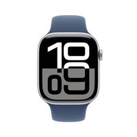 Miniatura 2 de Apple Watch Series 10 GPS + Cellular 46mm Silver Aluminium Case with Denim Sport Band - S/M
