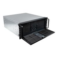 Miniatura 4 de CAJA RACK 19" UNYKAch UK51918 4U ATX COLOR PLATA NEGRO 3 BAHIAS 1x USB3.0 1xUSB-C F.A ATX/ REDUNDANT