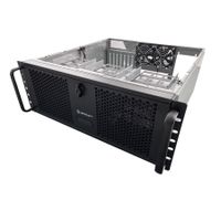 Miniatura 6 de CAJA RACK 19" UNYKAch UK51918 4U ATX COLOR PLATA NEGRO 3 BAHIAS 1x USB3.0 1xUSB-C F.A ATX/ REDUNDANT