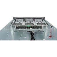 Miniatura 11 de CAJA RACK 19" UNYKAch UK51918 4U ATX COLOR PLATA NEGRO 3 BAHIAS 1x USB3.0 1xUSB-C F.A ATX/ REDUNDANT