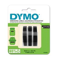 Miniatura 3 de PACK 3 CINTAS ETIQUETAS NEGRO 9MMX3M. DYMO S0847730