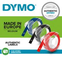 Miniatura 8 de PACK 3 CINTAS ETIQUETAS NEGRO 9MMX3M. DYMO S0847730