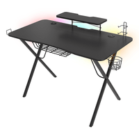 Miniatura 1 de MESA GAMING GENESIS HOLM 300 RGB NEGRO CARBONO