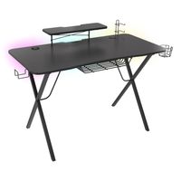 Miniatura 4 de MESA GAMING GENESIS HOLM 300 RGB NEGRO CARBONO