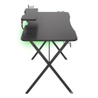 Miniatura 6 de MESA GAMING GENESIS HOLM 300 RGB NEGRO CARBONO