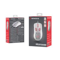 Miniatura 12 de RATON GAMING GENESIS KRYPTON 555 RGB 8000DPI BLANCO