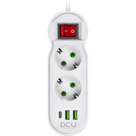 REGLETA DCU 2 TOMAS + 3 PUERTOS USB 10.5W - Imagen 3 de 3 REGLETA DCU 2 TOMAS + 3 PUERTOS USB 10.5W - Imagen 3 de 3