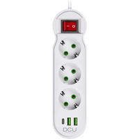 Miniatura 1 de REGLETA DCU 3 TOMAS + 3 PUERTOS USB 10.5W