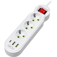 Miniatura 3 de REGLETA DCU 3 TOMAS + 3 PUERTOS USB 10.5W