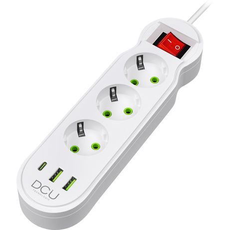 REGLETA DCU 3 TOMAS + 3 PUERTOS USB 10.5W - Imagen 3 de 3 REGLETA DCU 3 TOMAS + 3 PUERTOS USB 10.5W - Imagen 3 de 3