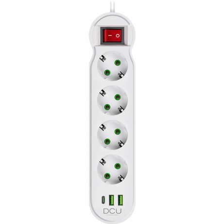 REGLETA DCU 4 TOMAS + 3 PUERTOS USB 10.5W - Imagen 3 de 3 REGLETA DCU 4 TOMAS + 3 PUERTOS USB 10.5W - Imagen 3 de 3