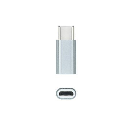 ADAPTADOR NANO CABLE USB C/M - MICROUSB/H GRIS - Imagen 3 de 6 ADAPTADOR NANO CABLE USB C/M - MICROUSB/H GRIS - Imagen 3 de 6