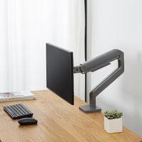 Miniatura 7 de SOPORTE MESA MONITOR EWENT EW1529 HASTA 49"  MAX.20KG 1 BRAZO PLATA