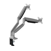 Miniatura 2 de SOPORTE MESA MONITOR EWENT EW1528 HASTA 35"  MAX.15G 2 BRAZOS PLATA